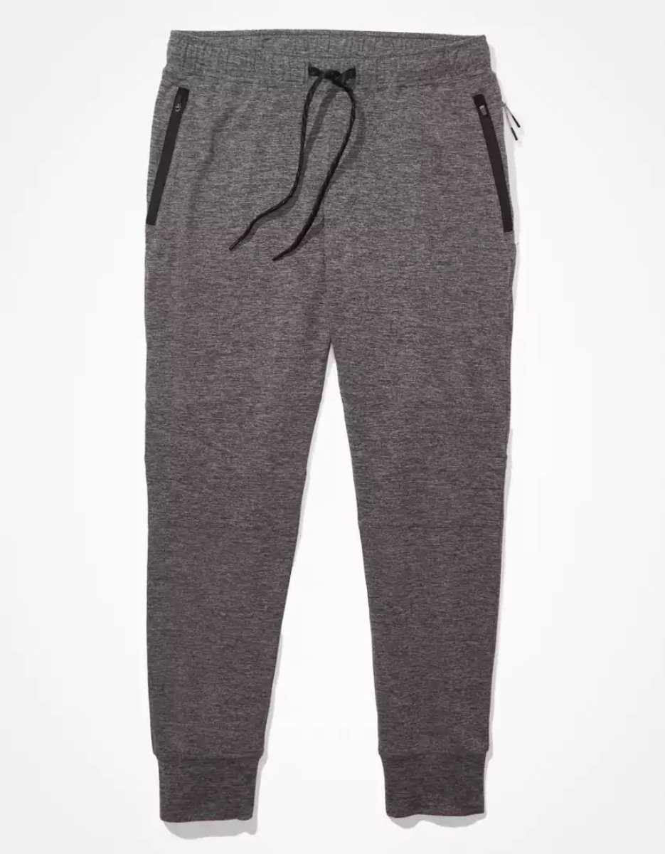 Pantalon Jogging American Eagle AE 24/7 Hangout Grise Homme | APP-58575066